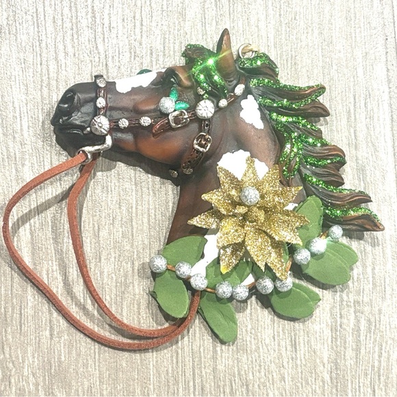 🎉HOST PICK!🎉Holiday Horses: “Wish” design. Decorated horse Christmas ornament - Picture 1 of 13